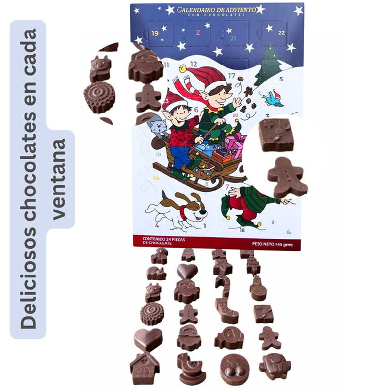 Calendario de Adviento de Navidad con 24 Piezas... image number null