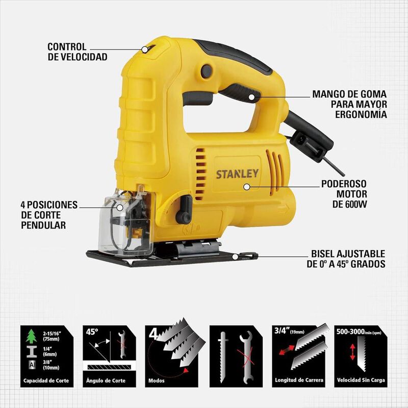 Caladora Stanley 600w Profesional Modelo Sj60k-... image number null