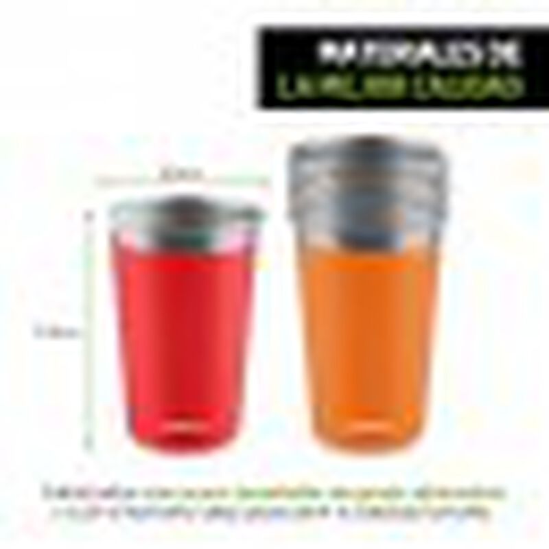 Vasos De Acero Inoxidable 470 Ml 6 Pzs image number null