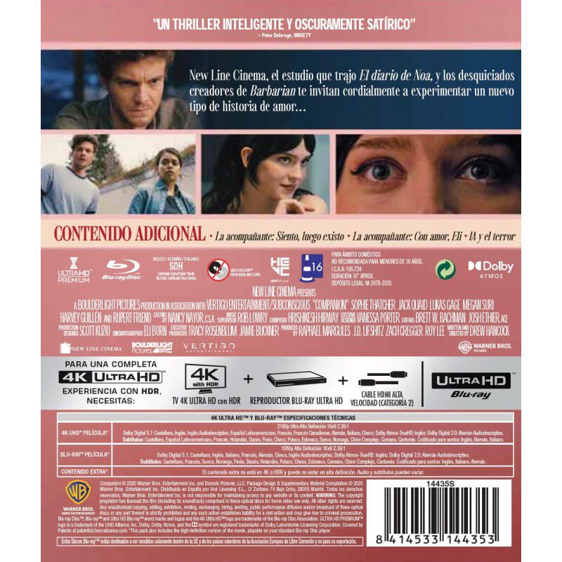 La Acompa&ntilde;ante [4K UHD,Blu-ray] (2025) Companio... image number null