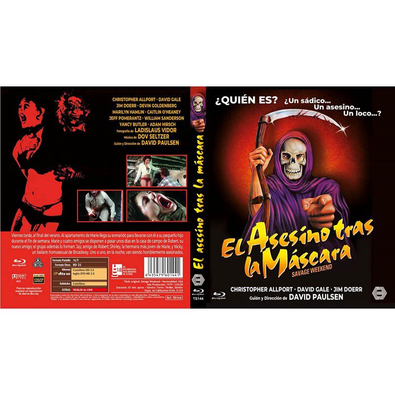 El Asesino Tras La M&aacute;scara [blu-ray] (1979) Sav... image number null