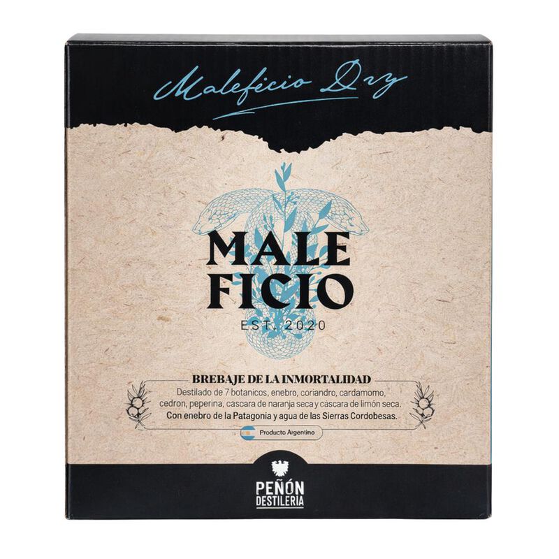 Kit Ginebra Dry Maleficio 500ml Vaso C&iacute;tricos D... image number null