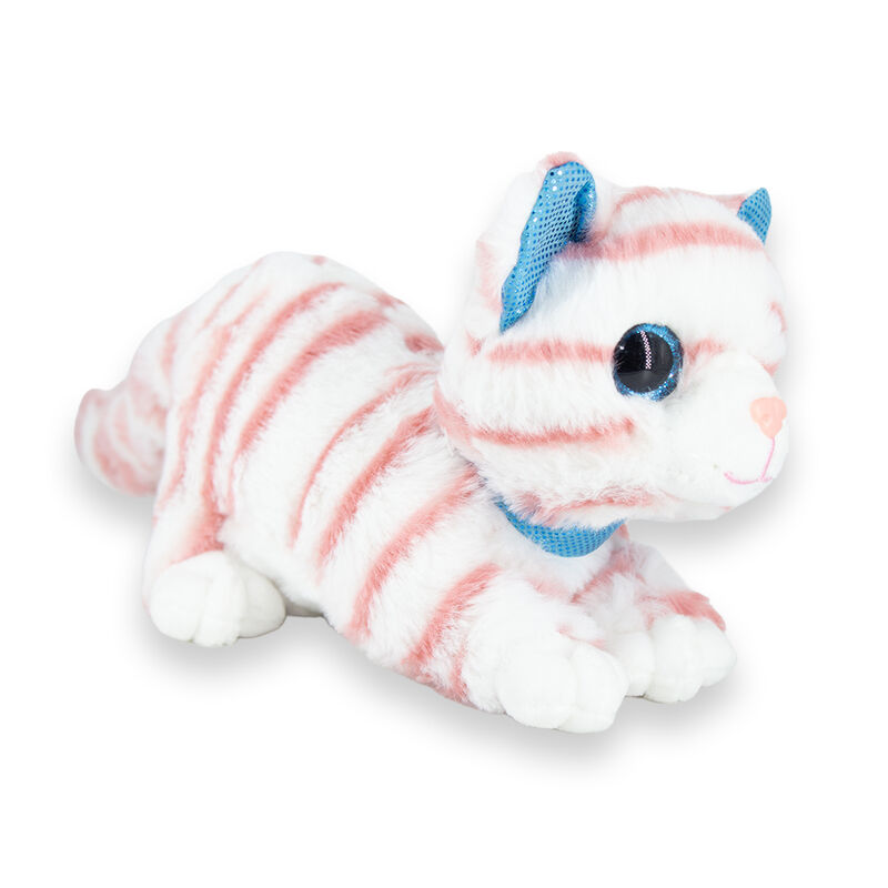 Gatito De Peluche Adorable Estirado Blanco Con ... image number null