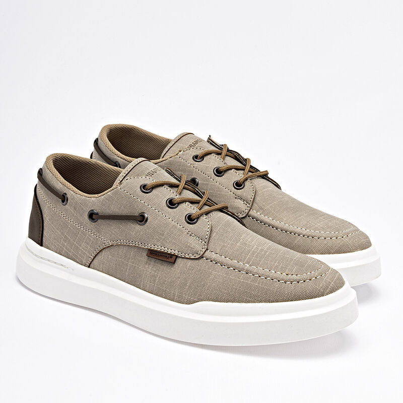Moramora zapato casual para hombre beige caf&eacute; c... image number null