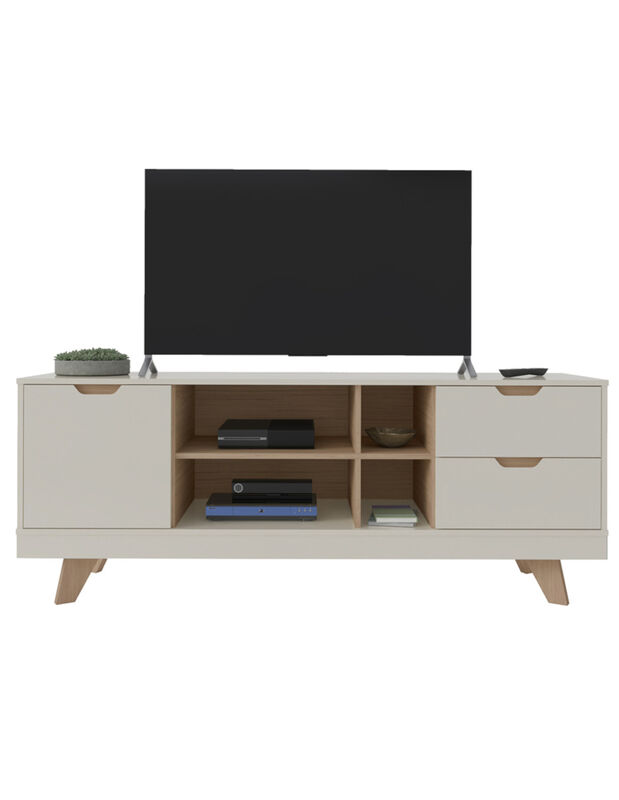 Mueble para TV Bertolini Michigan Off White Rob... image number null