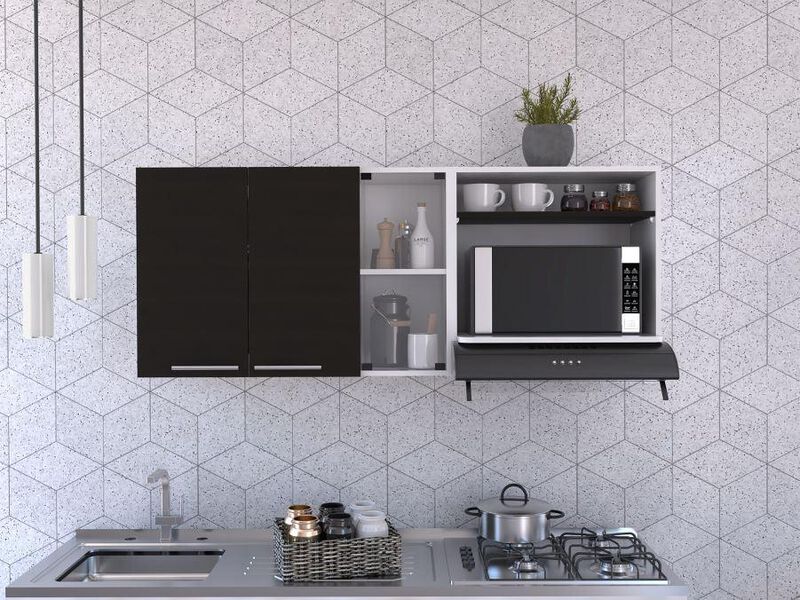Gabinete Superior Viltex color Wengue y Blanco image number null