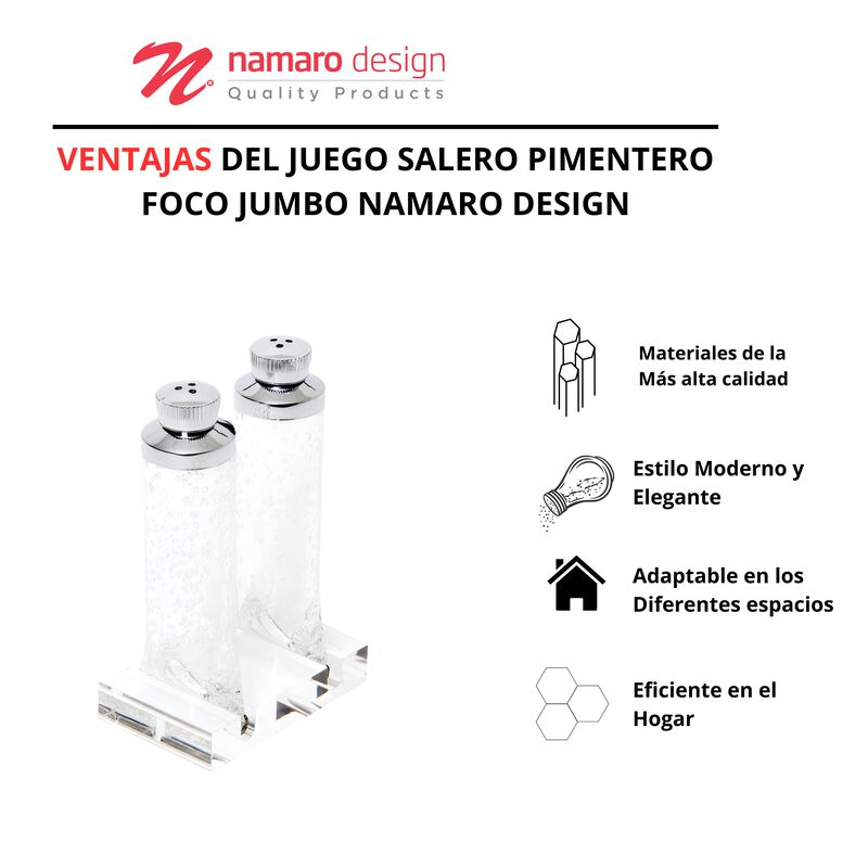 Juego Salero Pimentero Pasta De Dientes Namaro ... image number null