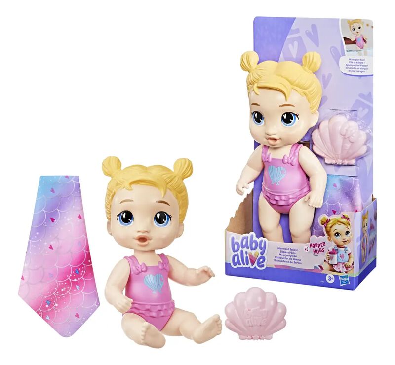 Mu&ntilde;eca De Juguete Hasbro Baby Alive  Harper Hug... image number null