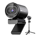 Webcam EMEET S600 Kit Transmisión 4K Enfoque Automático, Reducción de Ruido Cámara Web con Tripie