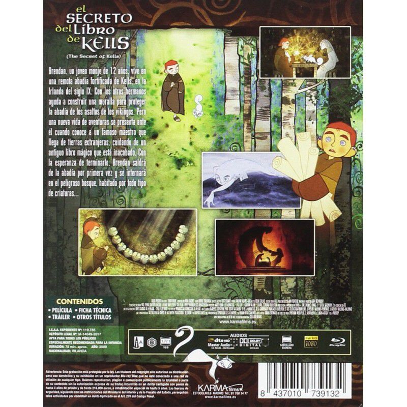 El secreto del libro de Kells [Blu-ray] image number null