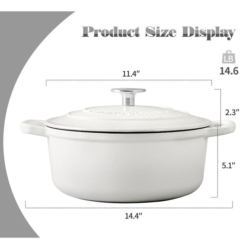 Olla Holandesa de Hierro Fundido Edging Casting... image number null