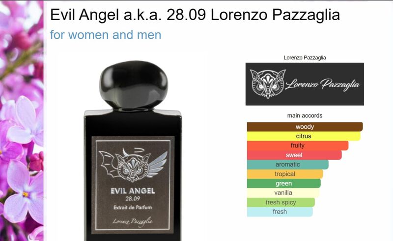 Perfume Lorenzo Pazzaglia Evil Angel 28.09 Extr... image number null