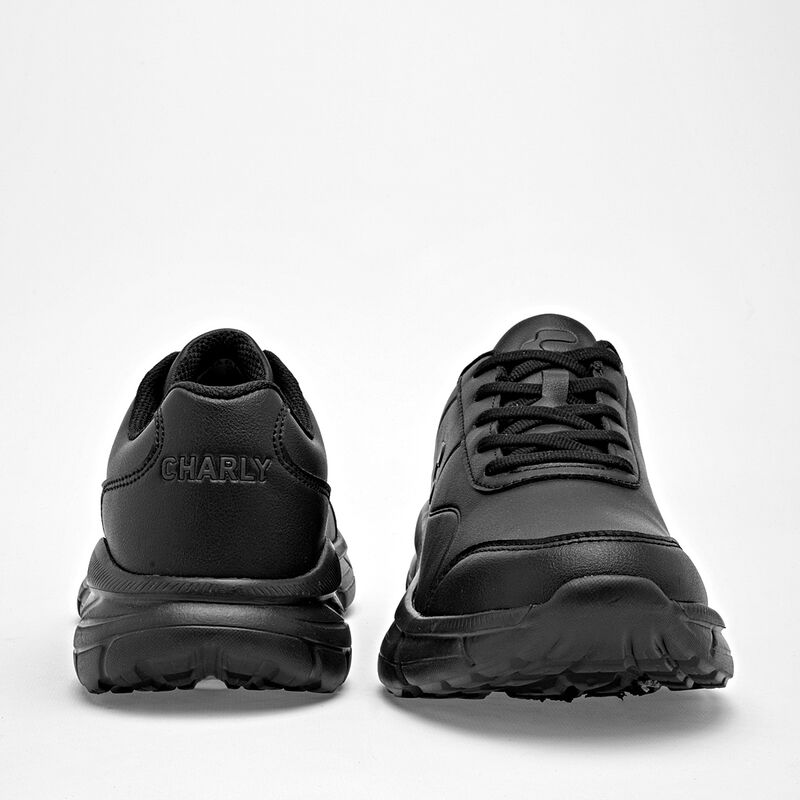 Charly Tenis urbano para hombre. Negro, walking image number null