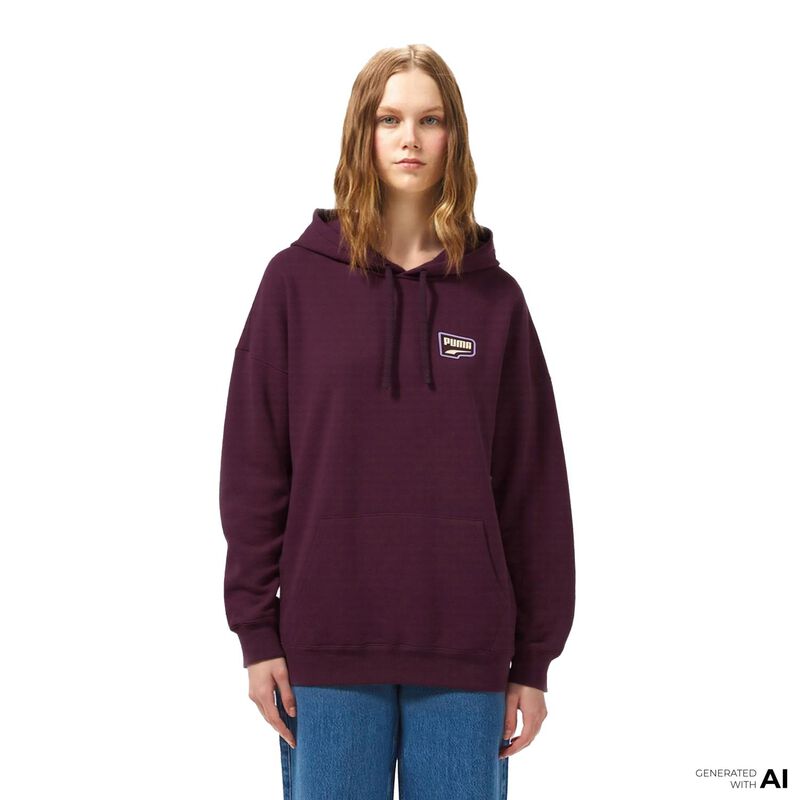 Sudadera Puma Downtown Oversized Para Mujer image number null