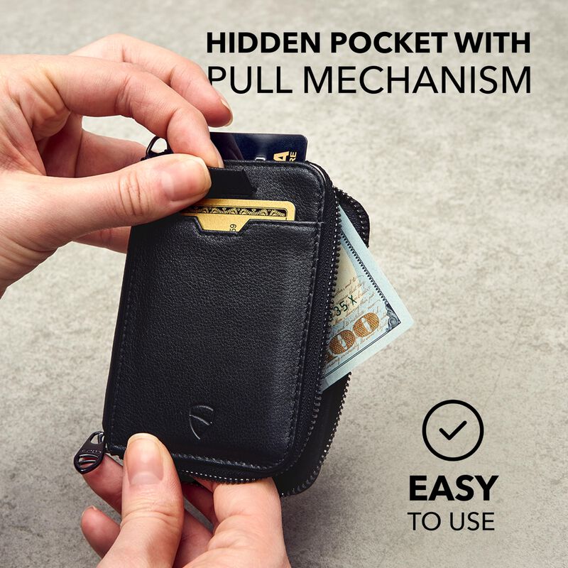Billetera Vaultskin Notting Hill Rfid Negra image number null