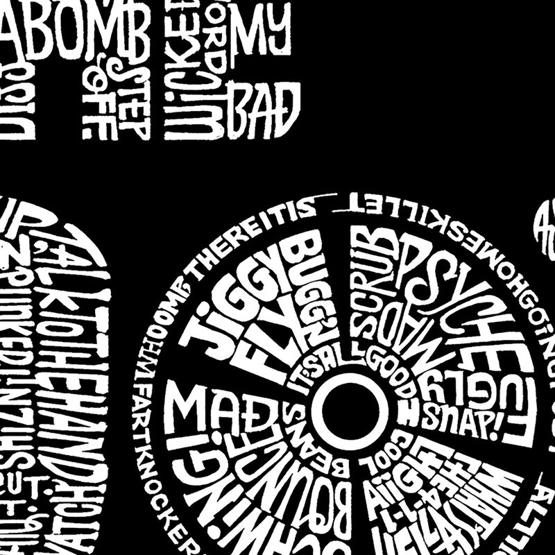 Camiseta Word Art Para Ni&ntilde;o - Los 90  - Granate image number null