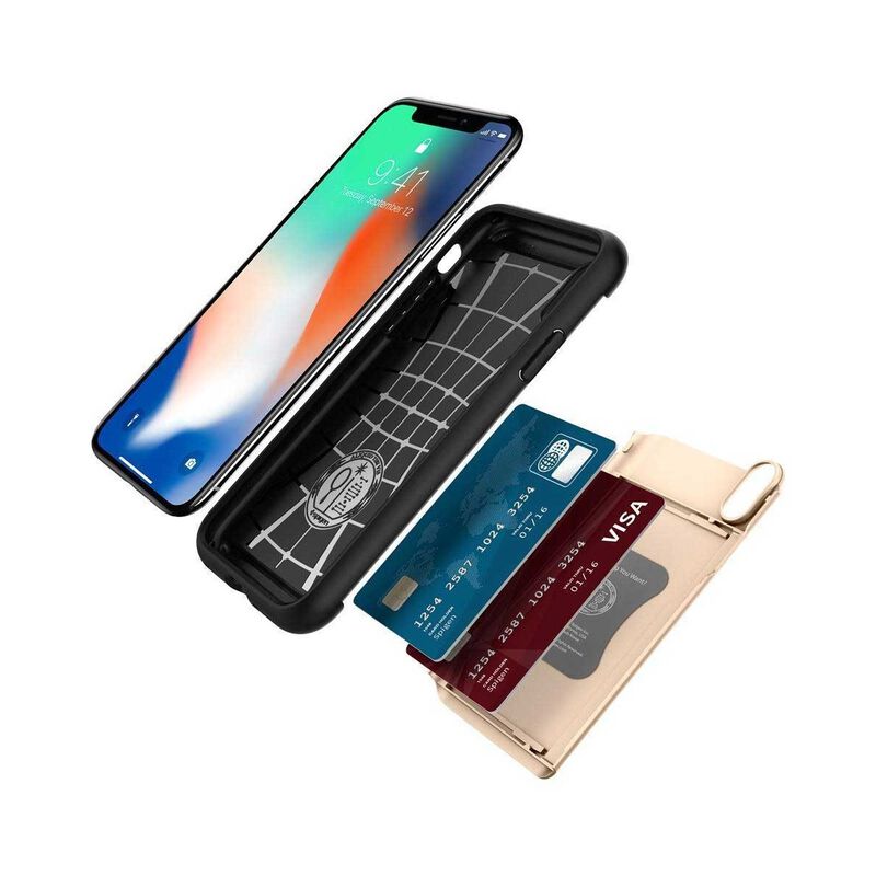 Funda Spigen Para Iphone X Y Xs Crystal Wallet ... image number null