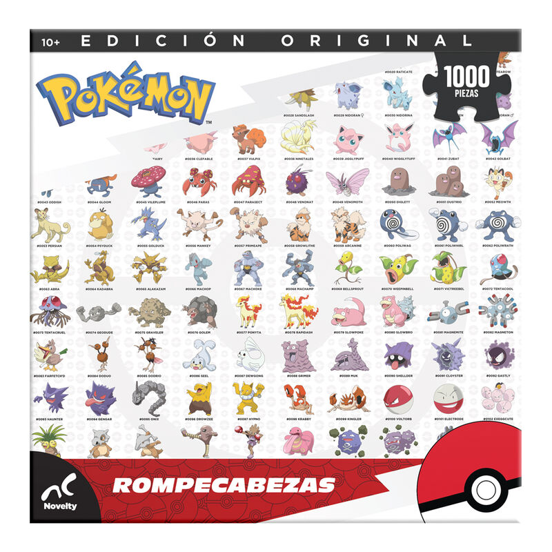 Rompecabezas Pok&eacute;mon Edici&oacute;n Original - 1000 Pi... image number null