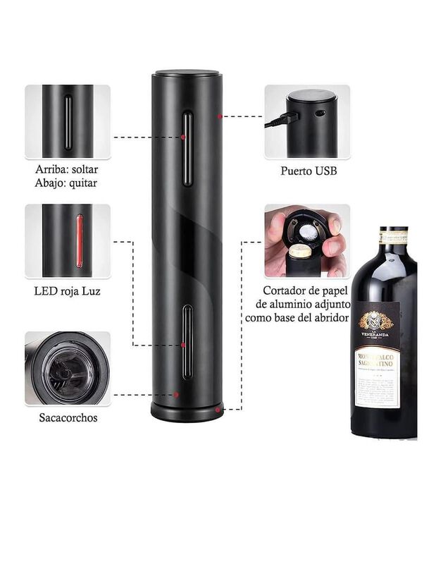 Sacacorchos de alas Casa BIU de plástico image number null