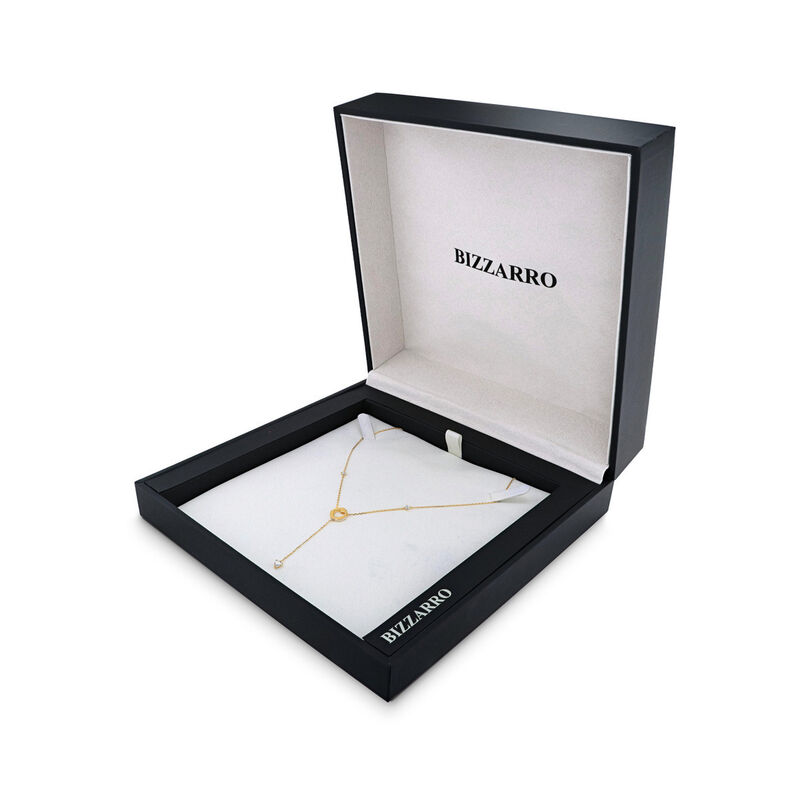 Gargantilla Coraz&oacute;n Oro 14k Con Zirconias image number null