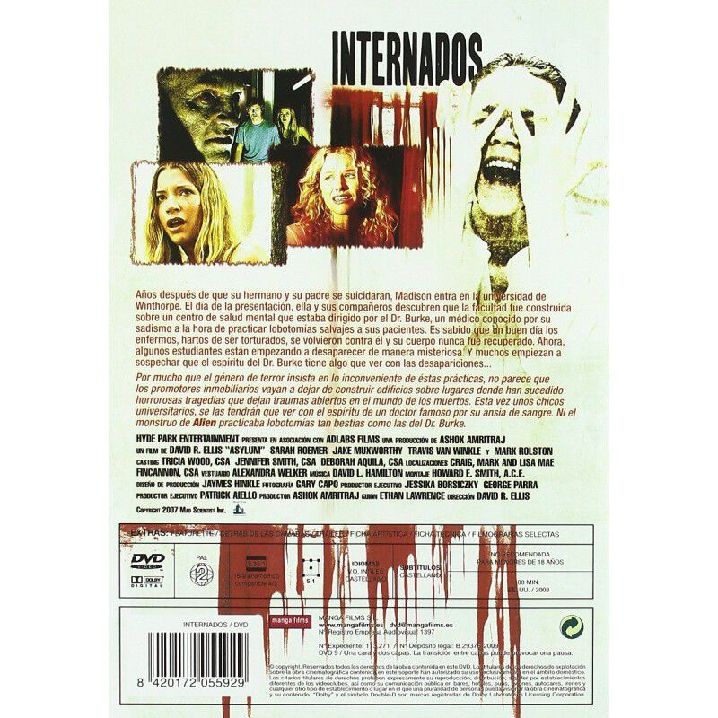 Internados (asylum) [dvd] image number null