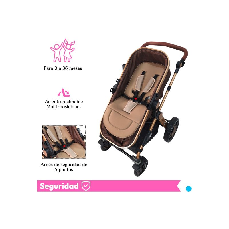 Carriola Multifuncional Plegable Con Respaldo R... image number null