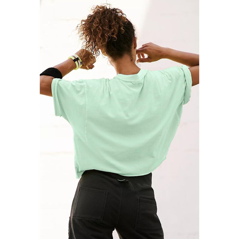 Camiseta Hugoome Boxy Cropped Aqua image number null