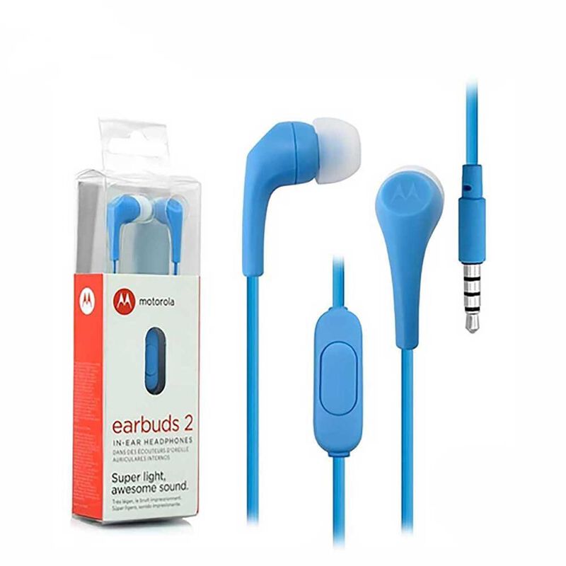 Manos Libres Auricular Motorola Earbuds 2 Azul ... image number null