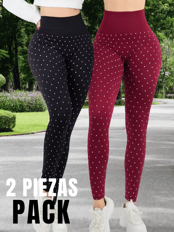 Set 2 Leggings Mujer Mayones LIC-0198-PX2 Varie... image number null