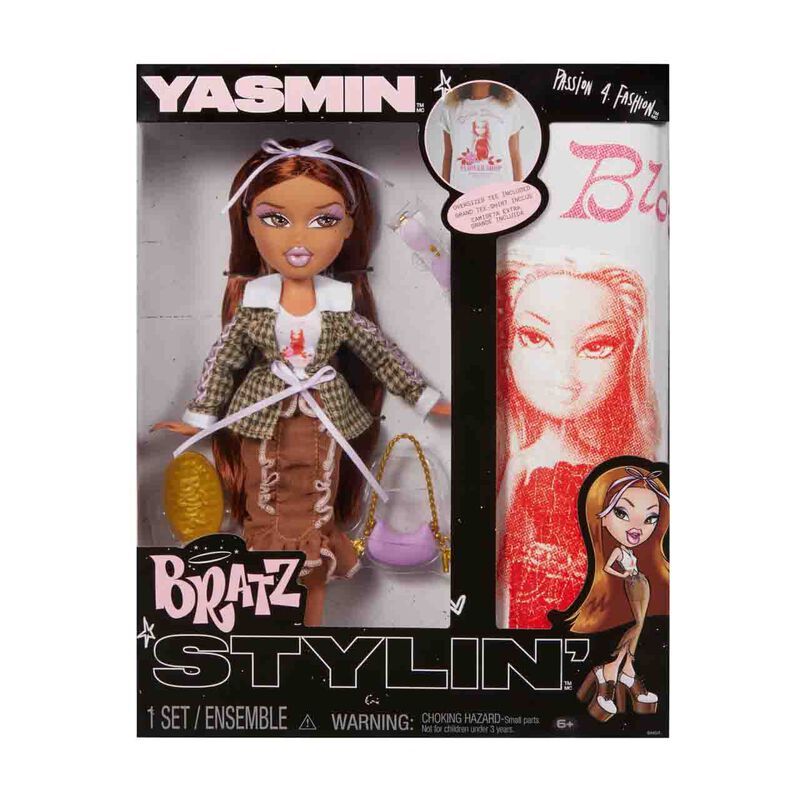 Mu&ntilde;eca De Moda Bratz Stylin' Yasmin Con Camiset... image number null