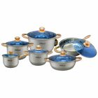 Bater&iacute;a de Cocina Perla E003EP Esmeralda 12 Piezas Inox syp