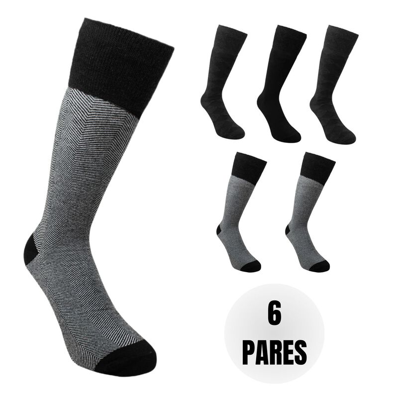 Fruit of the Loom 6 Pares de Calcetines para Ho... image number null