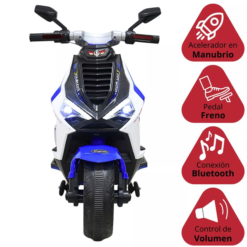 Motocicleta El&eacute;ctrica Montable Para Ni&ntilde;os Luces... image number null