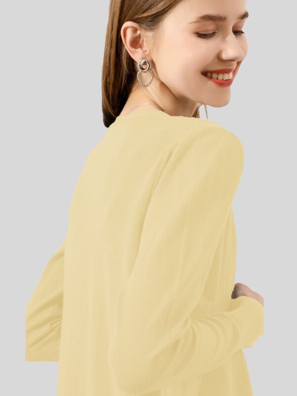 Sueter De Punto Para Mujer Suet-1001 Crema Past... image number null