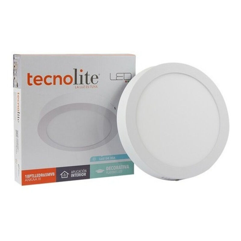 L&aacute;mpara 18w Sobreponer Blanca Ankaa Ill Luz Fr&iacute;... image number null