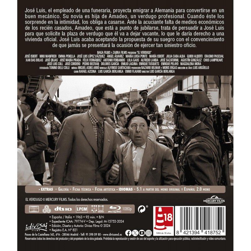 El Verdugo [Blu-ray] (1963) image number null