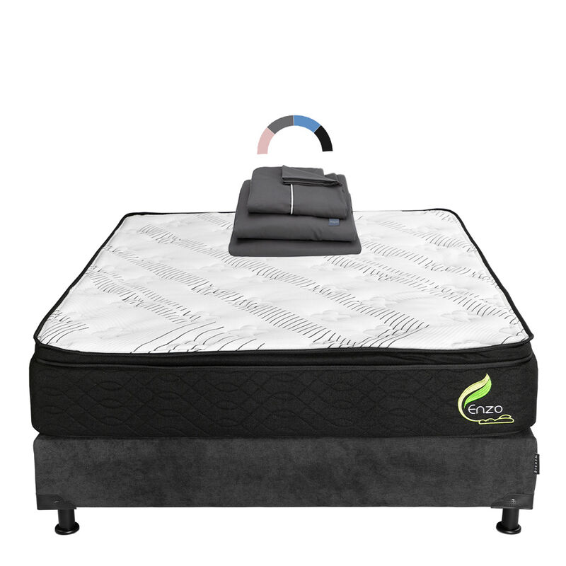 Colch&oacute;n Restonic Enzo Matrimonial + Box Dicasa ... image number null