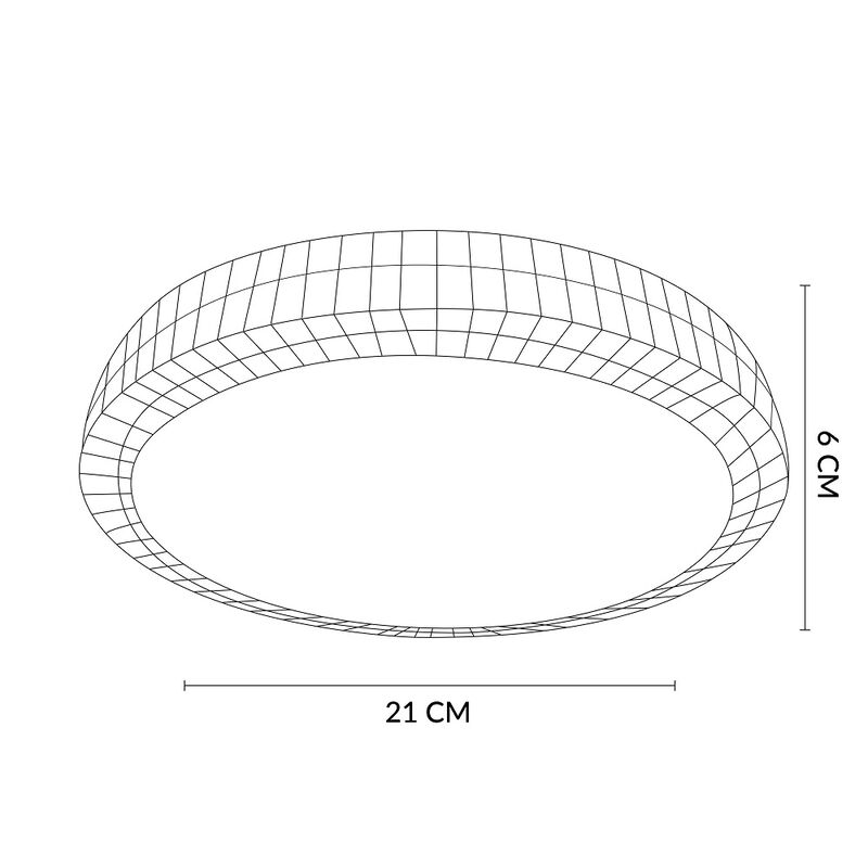 Plaf&oacute;n para techo Silvanya 12w Blanco Mil Luces image number null