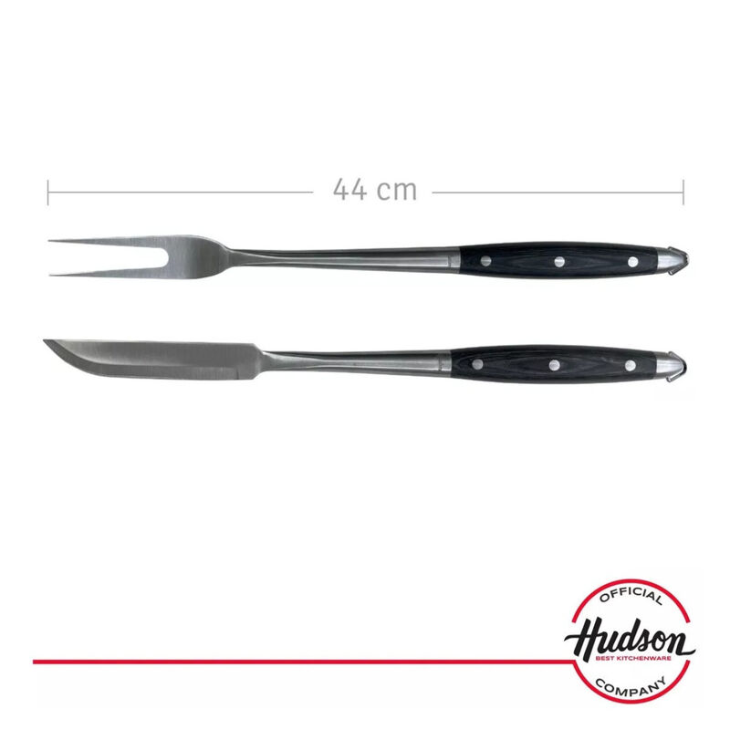 Set parrillero HUDSON 4 Pz Trinche, Espátula, C... image number null