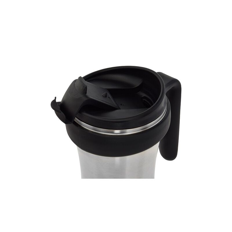 Taza T&eacute;rmica 350 Ml Tapa Rosca Acero Plateado W... image number null