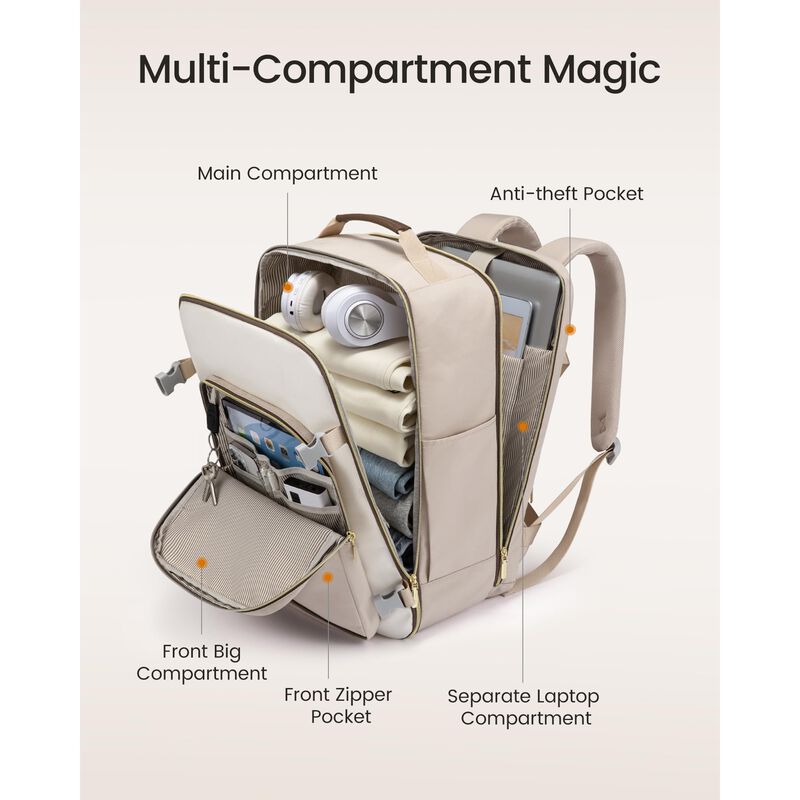 Mochila Lovevook 56L Impermeable para Laptop de... image number null