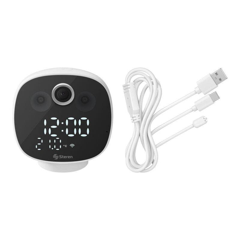 2 C&aacute;maras de seguridad Wi-Fi 2 Mpx robotizadas ... image number null