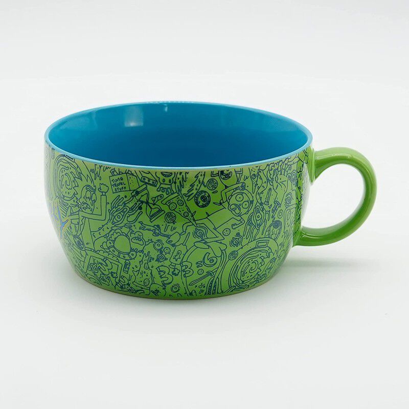Set de Desayuno Rick & Morty Taza 380 mls + Bol... image number null