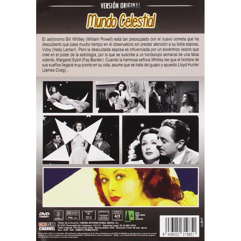 Mundo Celestial (v.o.s.) [dvd] 1944 El Cuerpo C... image number null