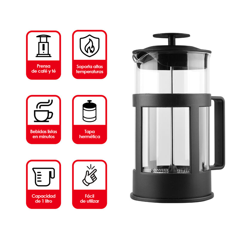 Prensa Francesa De Vidrio Con &Eacute;mbolo image number null