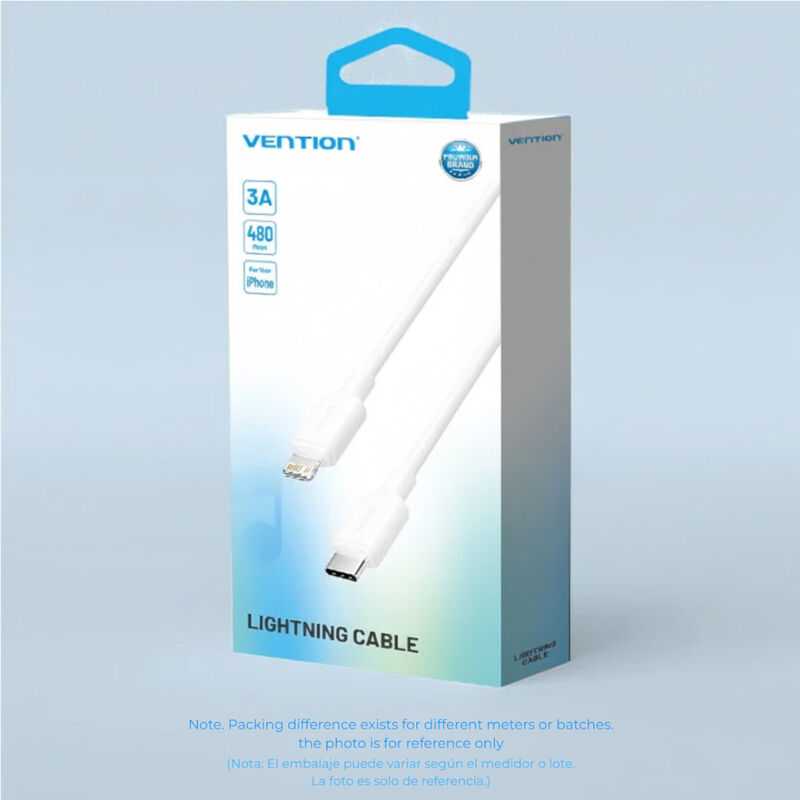 Cable para IPhone USB-C a Lightning VENTION 2 M... image number null