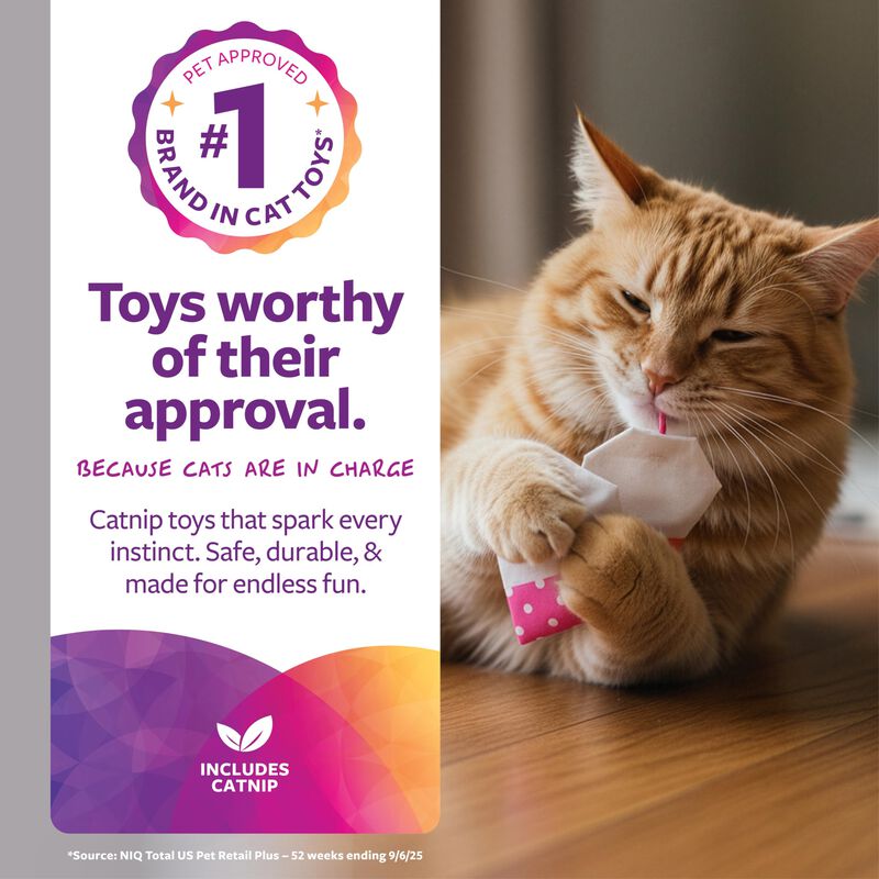 Juguete Para Gato Smartykat 17 cm Rosa Y Naranj... image number null