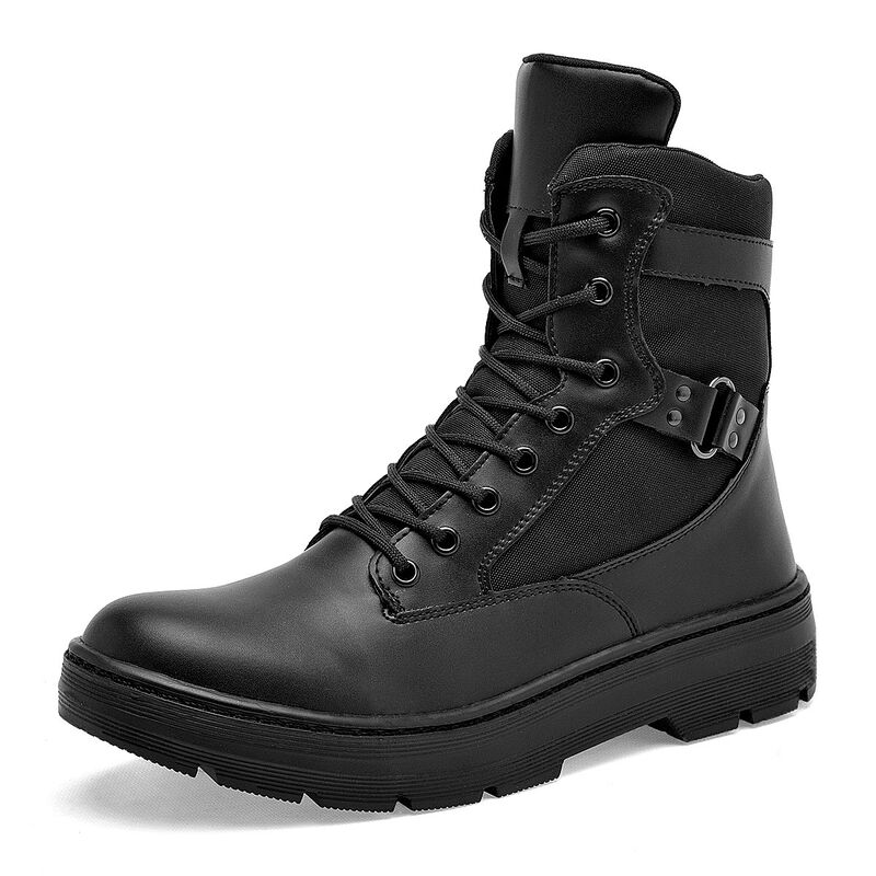 Rodrisan Bota para hombre. Negro image number null