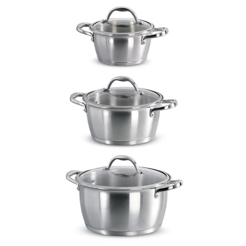 Bater&iacute;a Cocina Tramontina Allegra Acero Inox 6 ... image number null