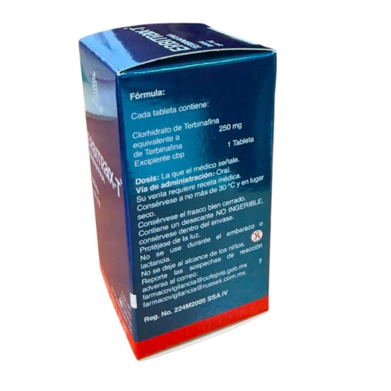 Erbitrax 250 Mg 40 Tabletas image number null